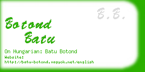 botond batu business card